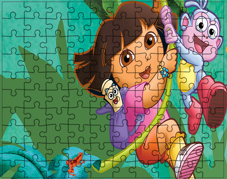 Puzzle tradycyjne Dora Odkrywca zdjęcie 1