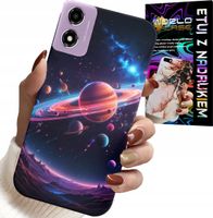 ETUI DO MOTOROLA MOTO E14 - KOSMOS PLANETY GWIAZDY GALAKTYKA PLECKI