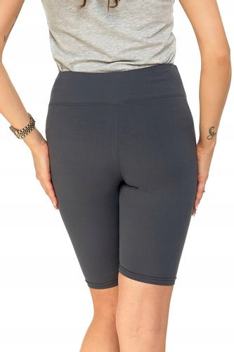 Kolarki Krótkie Legginsy Wysoki Stan Kryjące Gładkie Wygodne MORAJ L/XL na Arena.pl