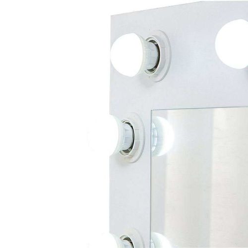 TOALETKA kosmetyczna LUSTRO OŚWIETLENIE 12 LED 94 x 140 x 43cm na Arena.pl