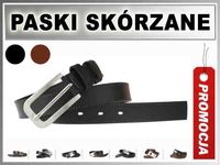 D5/S Pasek DAMSKI SKORZANY 2,5cm Waski 2 KOLORY