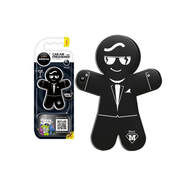 Zapach Aroma Car Polymer Manny Black zdjęcie 1