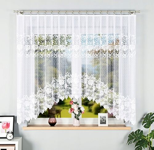 Firana żakardowa DEMETRIA 400x160cm (gotowa) z łukiem na Arena.pl