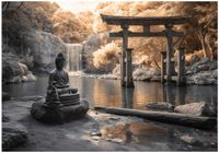 Fototapeta Na Flizelinie Do Sypialni Salonu Budda 400x280