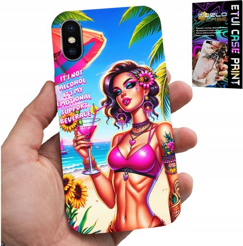 ETUI DO IPHONE X / XS - IT'S NOT ALCOHOL IT'S MY EMOTIONAL CASE na Arena.pl