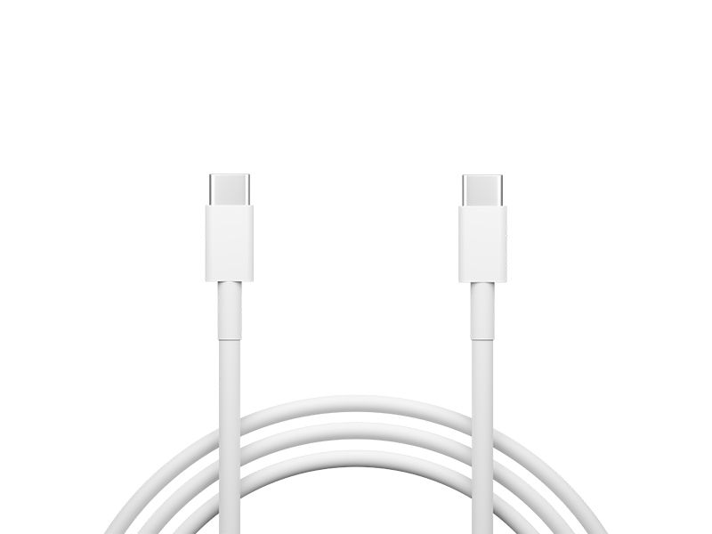 Przyłącze USB-C - USB-C 2.0 1,5m białe zdjęcie 1