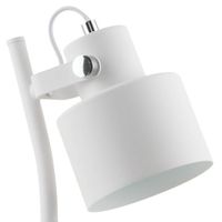 Lampka biurkowa Draco A2038-SWH Zumaline do czytania metal biały srebrny