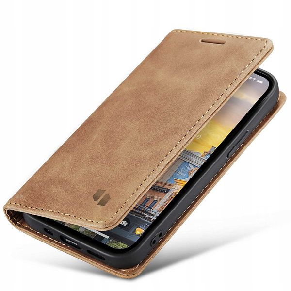 Spacecase Wallet Iphone 14 Pro Light Brown zdjęcie 7