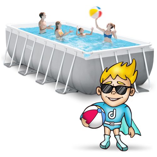 Basen ogrodowy stelażowy Prism Frame 488 x 244 x 107 cm 6w1 INTEX 26792 na Arena.pl