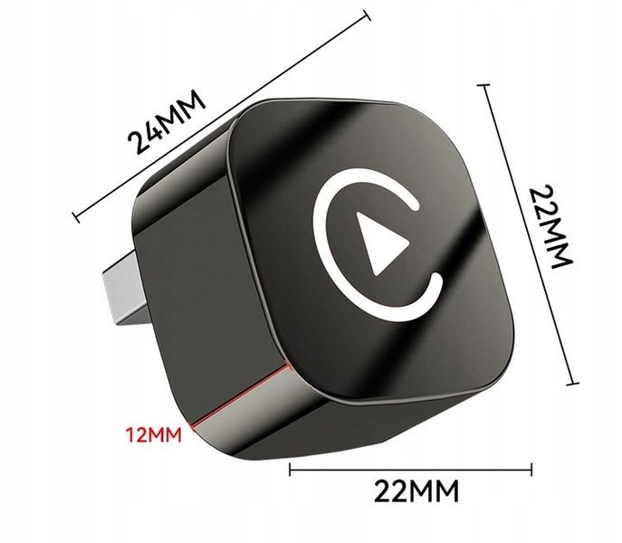 Mini bezprzewodowy adapter CarPlay Android Auto Plug and Play Dongle zdjęcie 3