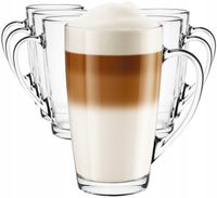 Szklanki do kawy Latte Macchiato DUŻE 400ml 6szt