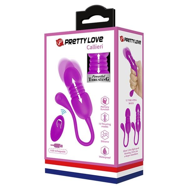 pretty love   callieri, 12 vibration functions 12 thrusting settings zdjęcie 7