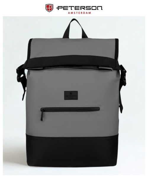 plecak miejski ptn berlin-9053 gray zdjęcie 2