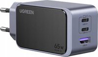 Ugreen sieciowa UGREEN Nexode Air 65W USB-A, 2xUSB-C szara