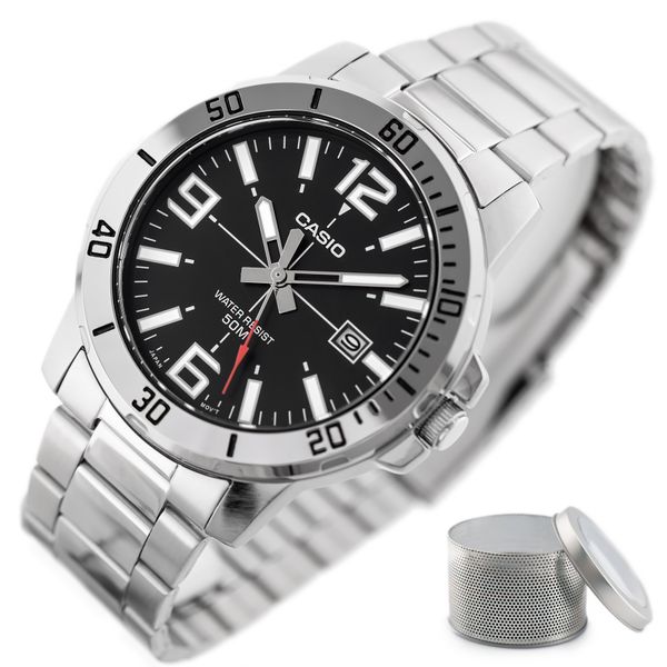 ZEGAREK MĘSKI CASIO MTP-VD01D-1BV + BOX zdjęcie 8