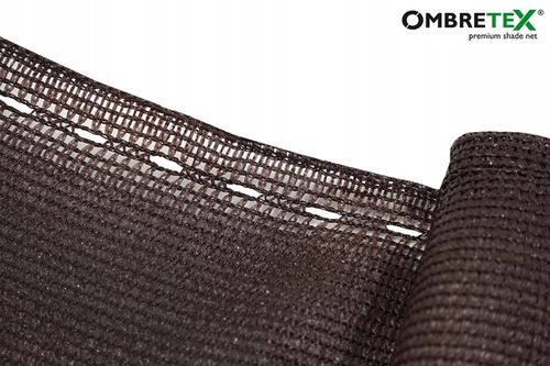 Siatka Cieniująca 1,5x15m 95% 200g Osłona Na Ogrodzenie Płot Brązowa Brąz na Arena.pl