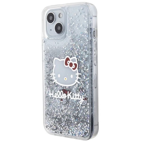 Etui Hello Kitty do iPhone 15, iPhone 14, iPhone 13, Srebrny zdjęcie 2