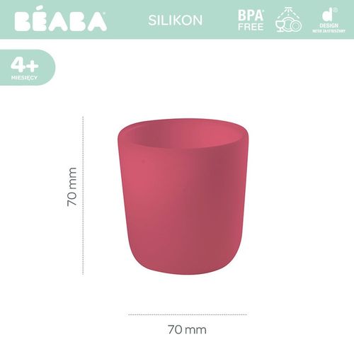 Beaba Silikonowy kubek pink na Arena.pl