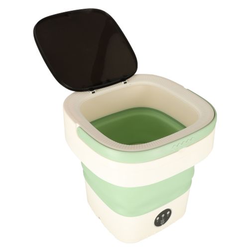Pralka automatyczna turystyczna mini składana przenośna 12L zielona na Arena.pl