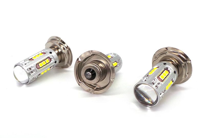 żarówka LED P26S 12-24V CANBUS biała mocna zdjęcie 7