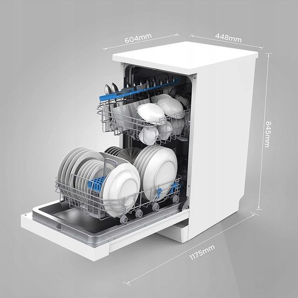 Zmywarka 45cm Midea SF 5.45NW BIAŁA 9kpl 6 programów zdjęcie 3