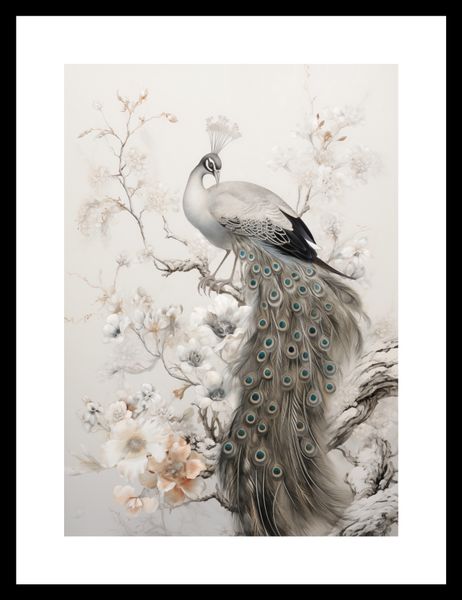 Plakat 21x29,7cm Pawia Gracja zdjęcie 3