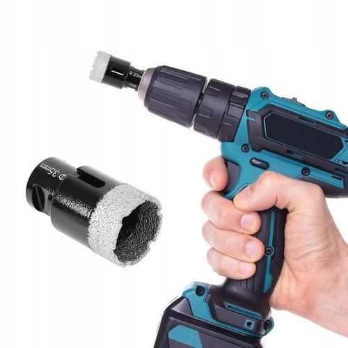 OTWORNICA DIAMENTOWA KORONKA WIERTŁO 6 8 10 35 68mm ADAPTER M14 DO GRESU na Arena.pl