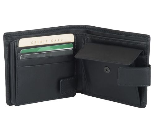 Portfel męski Fabio - Giovani Czarny na Arena.pl