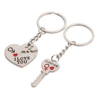 Ozdobny brelok do kluczy Klucz do Serca