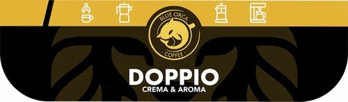 Kawa ziarnista 1kg x2 DOPPIO CREMA &AROMA- ŚWIEŻO PALONA -Blue Orca Coffee na Arena.pl