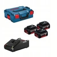 ZESTAW STARTOWY 18V 3*5.0AH ŁADOWARKA L-BOXX 0601068003 BOSCH