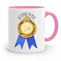 Kubek Różowy Weterynarza Weterynarz Na Medal Z Nadrukiem Ze Zdjęciem