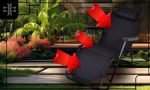 LEŻAK OGRODOWY SKŁADANY REGULOWANE KRZESŁO TURYSTYCZNE PLAŻOWE Z ZAGŁÓWKIEM na Arena.pl