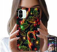 ETUI DO XIAOMI REDMI A1 - LASKA CUKROWA, JEMIOŁA, CHOINKA + SZKŁO