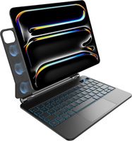 Etui z klawiaturą Nimin do iPad Pro 11 M4 2024 QWERTZ z touchpadem czarne