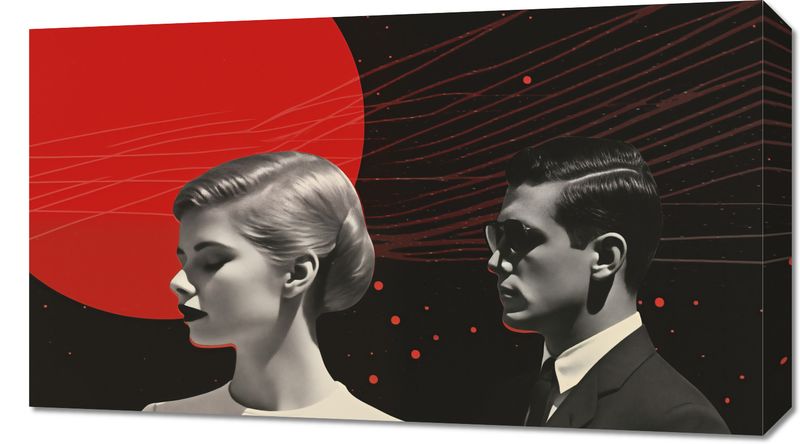 Obraz 70x40cm Futurystyczne Retro Szykany zdjęcie 1