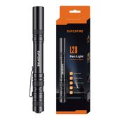 Latarka Superfire L28 Kieszonkowa 121lm Wodoodporna IP44 Aluminiowa