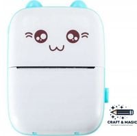 Smart band 6 Smartwatch Niebieski + Drukarka Termiczna Drukuś