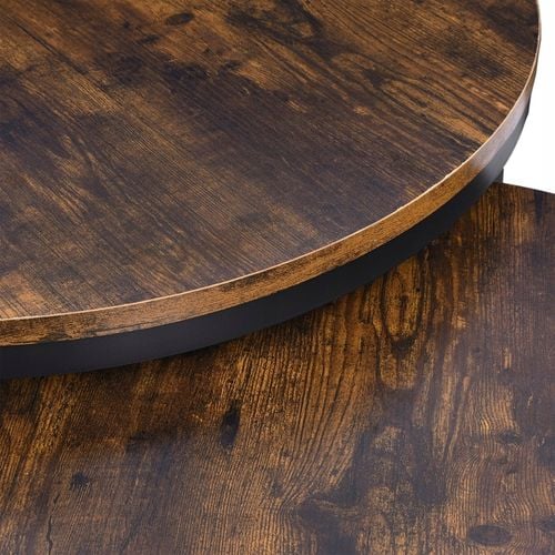 STOLIK KAWOWY RUSTYKALNY OKRĄGŁY ZESTAW STOLIKÓW KAWOWYCH ŁAWA LOFT na Arena.pl