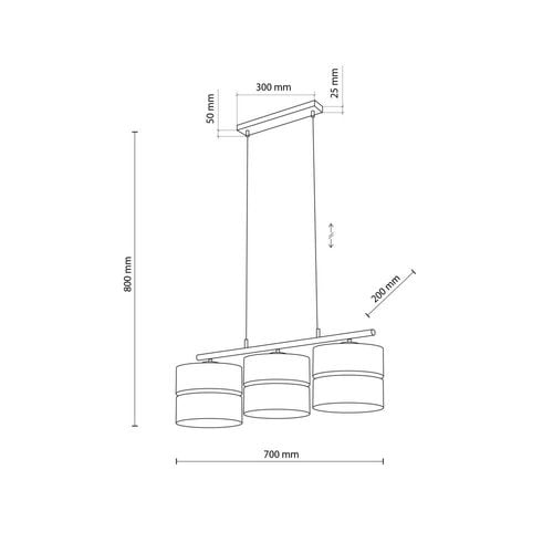 lampa wisząca nicol 4801 tk lighting na Arena.pl