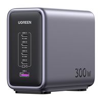 ładowarka sieciowa ugreen cd333 nexode, usb + 4x usb-c, gan, 300w +