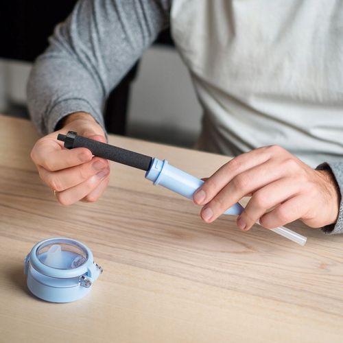 SZKLANA Butelka filtrująca Wessper ActiveMax 0,68l niebieska + 3x Filtr na Arena.pl