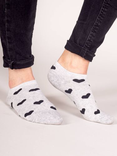 Skarpety stopki dziewczęce frotte z silikonem na pięcie 6PAK 31-34 na Arena.pl