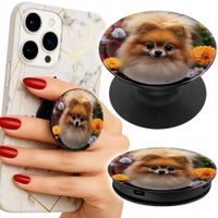 Uchwyt do telefonu Popsocket na palce/stojak SŁODKI PIESEK, POMERANIAN