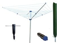 SUSZARKA OGRODOWA METALOWE OKUCIA POKROWIEC KOTWA