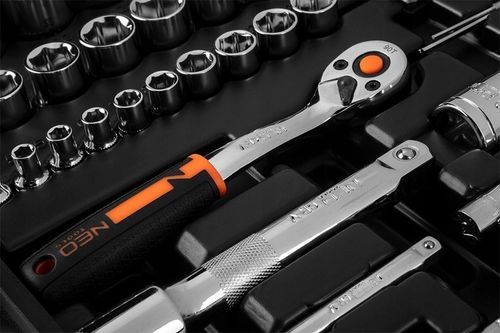 NEO ZESTAW KLUCZE NASADOWE 1/2" 1/4" 73el CRV BITY TORX NASADKI 10-054 na Arena.pl