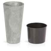 doniczka tubus slim effect 30xh58cm  beton