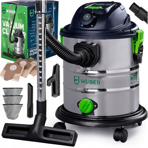 ODKURZACZ PRZEMYSŁOWY WARSZTATOWY MOKRO SUCHO HEPA POPIÓŁ GIPS MOCNY na Arena.pl