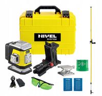 NIVEL SYSTEM CL2B LASER KRZYŻOWY 2x360 NIEBIESKI 30m TYCZKA