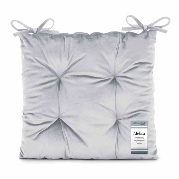 CHAIRCUSHION/AH/ALEKSA/SILVER/40X40 zdjęcie 7